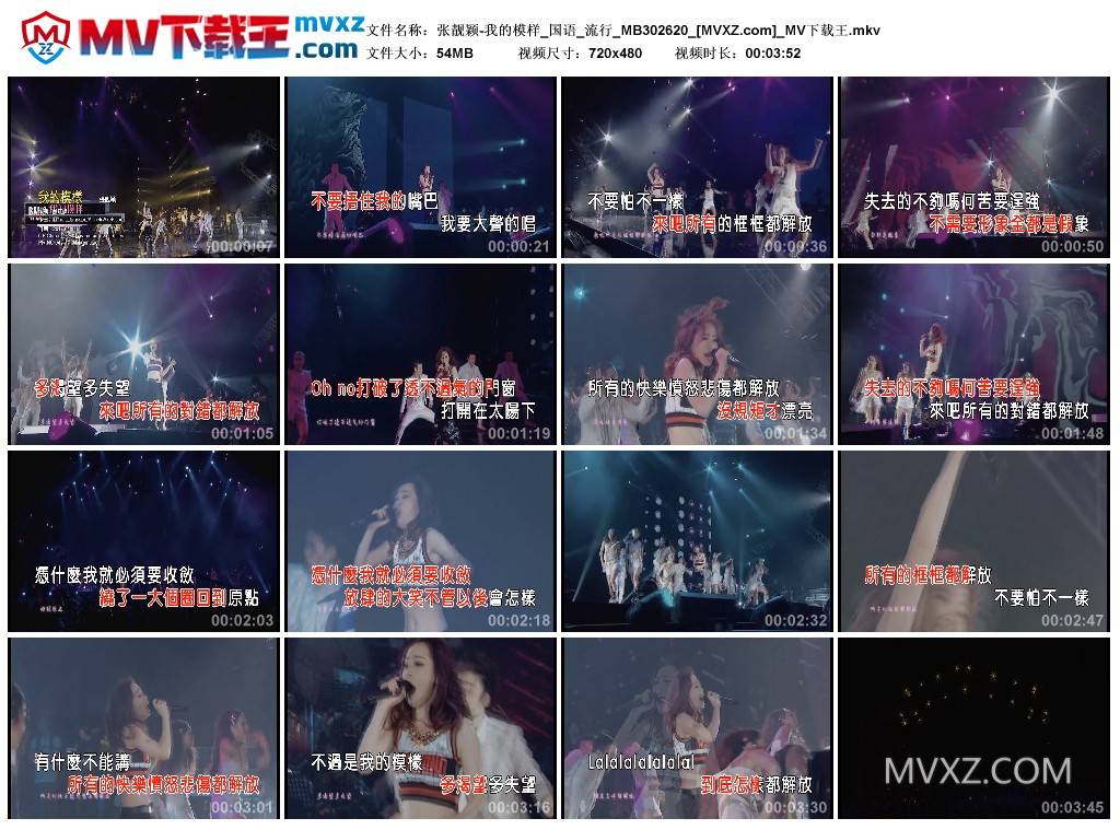 张靓颖-我的模样_国语_流行_MB302620